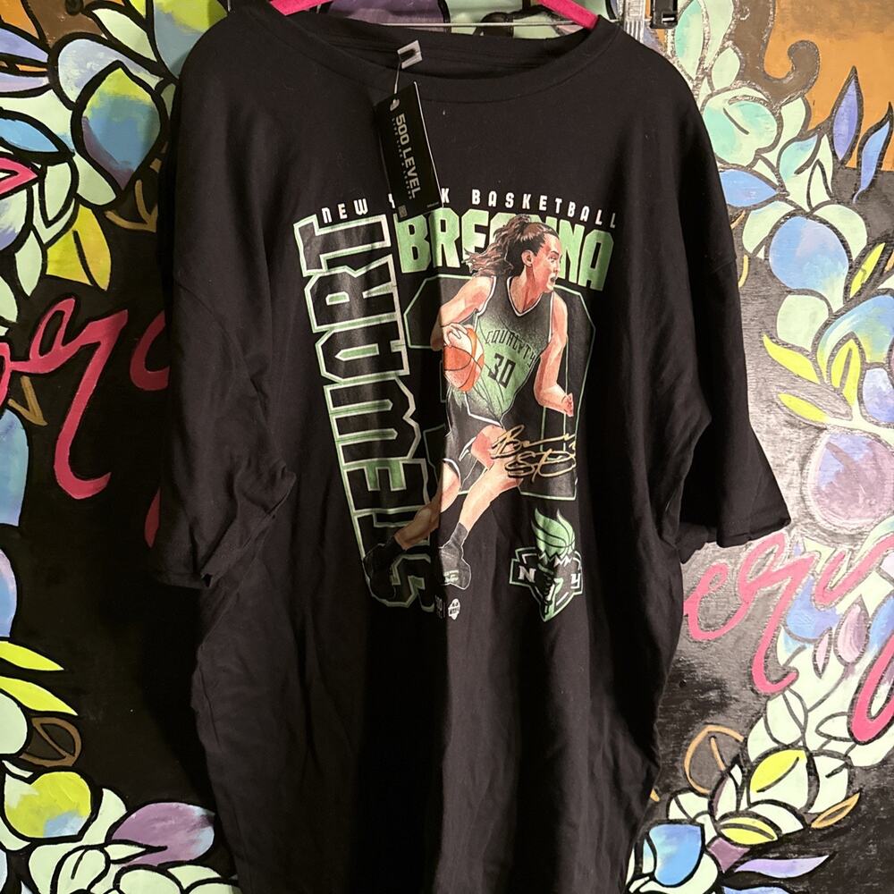500 Level Breanna Stewart Tee T-Shirt, Black, XXL 2XL